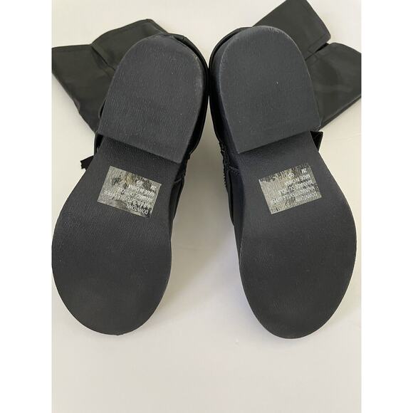 Jellypop Black Downtown Chained Braided Tassel Mid Calf Girls’ Boots Size 2 - Picture 6 of 9